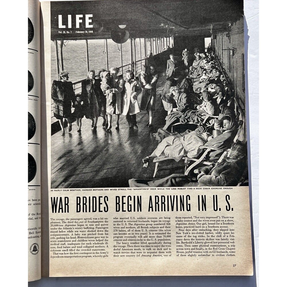 1946 LIFE MAGAZINE DOROTHY McGUIRE BATTLE OF MIDWAY DIMITRI MITROPOULOS UNO - Picture 4 of 7